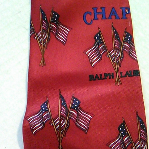 JUST REDUCED Chaps by Ralph Lauren men's tie - Picture 2 of 5